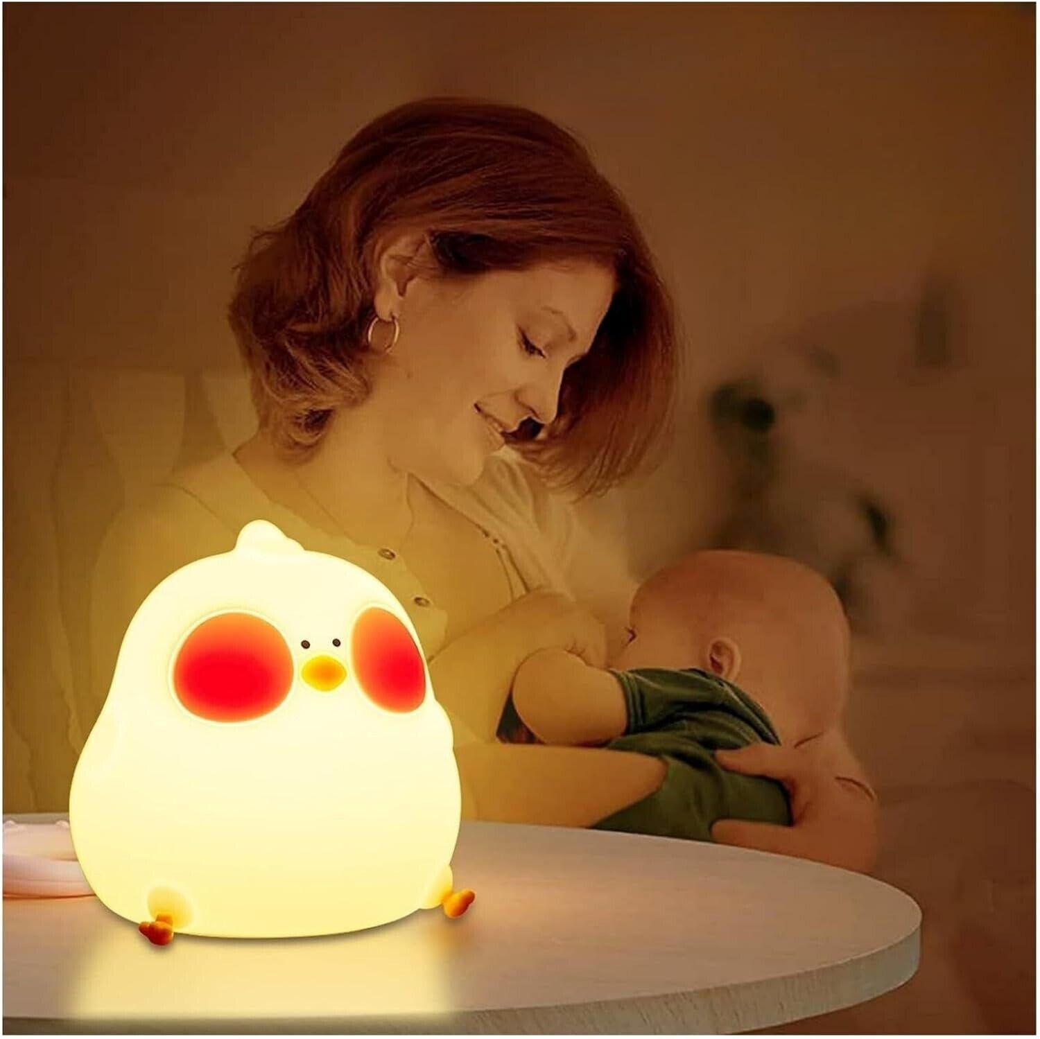 xoddi Night Light for Kids Kawaii Baby Night Light with 7 Led Colors Changing
