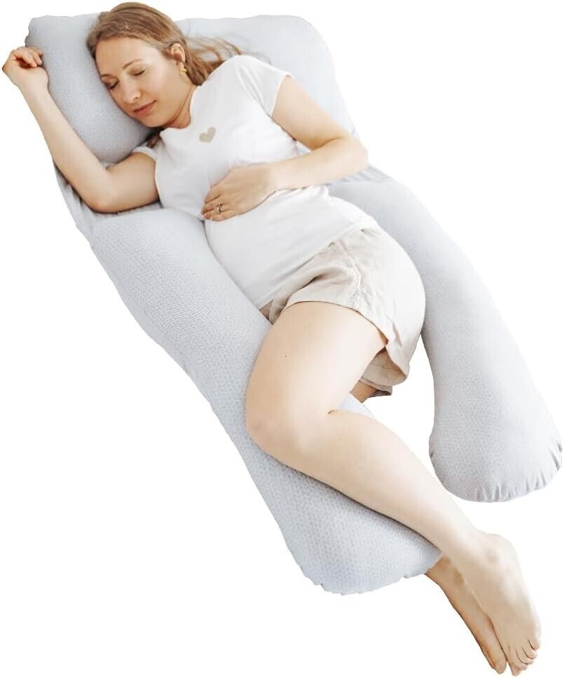 Organic Cotton XXL Pregnancy Pillow with Detachable Maternity