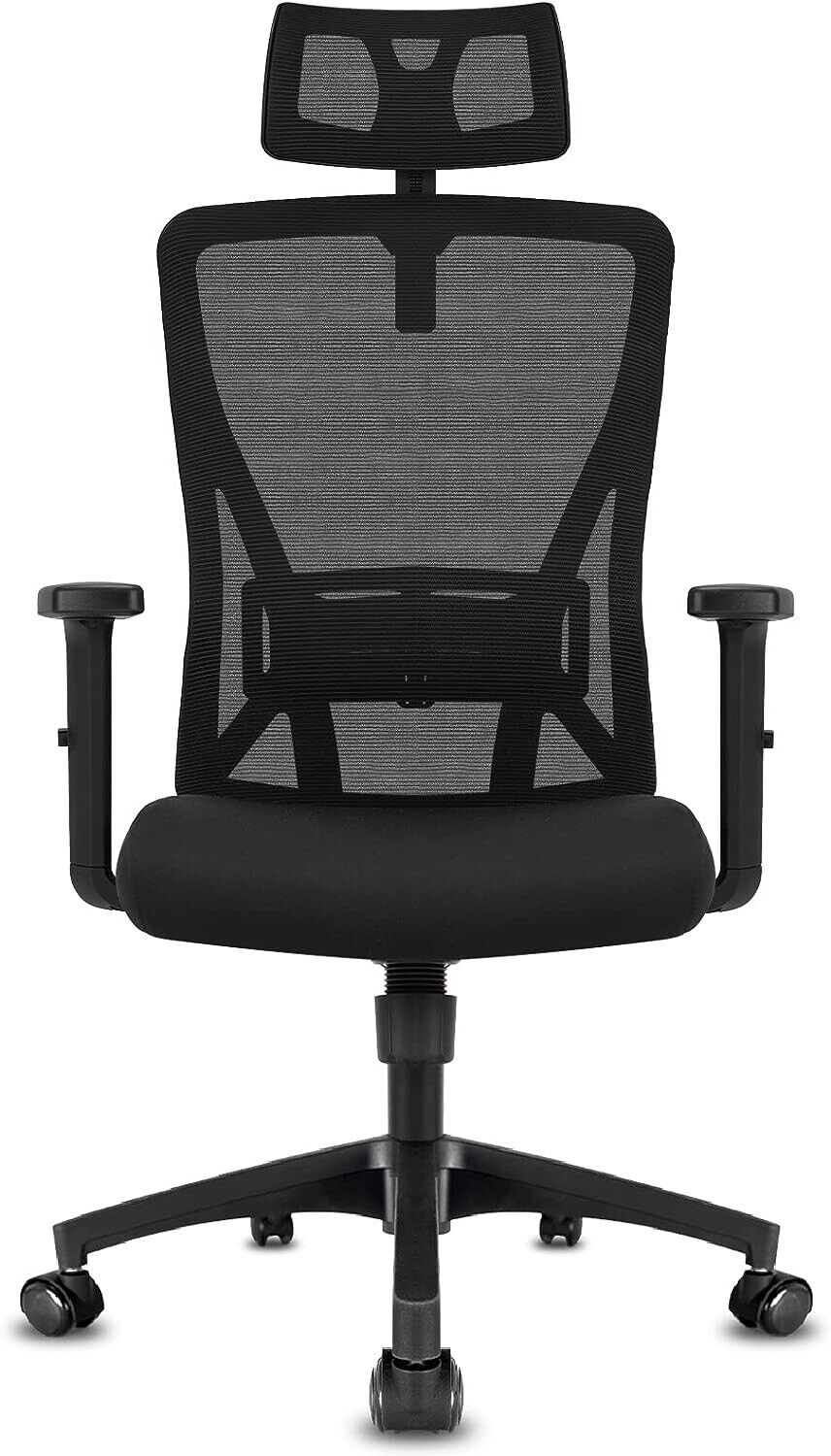Durrafy Office Chair, Ergonomic Desk chair, Computer Chair with Adj Headrest