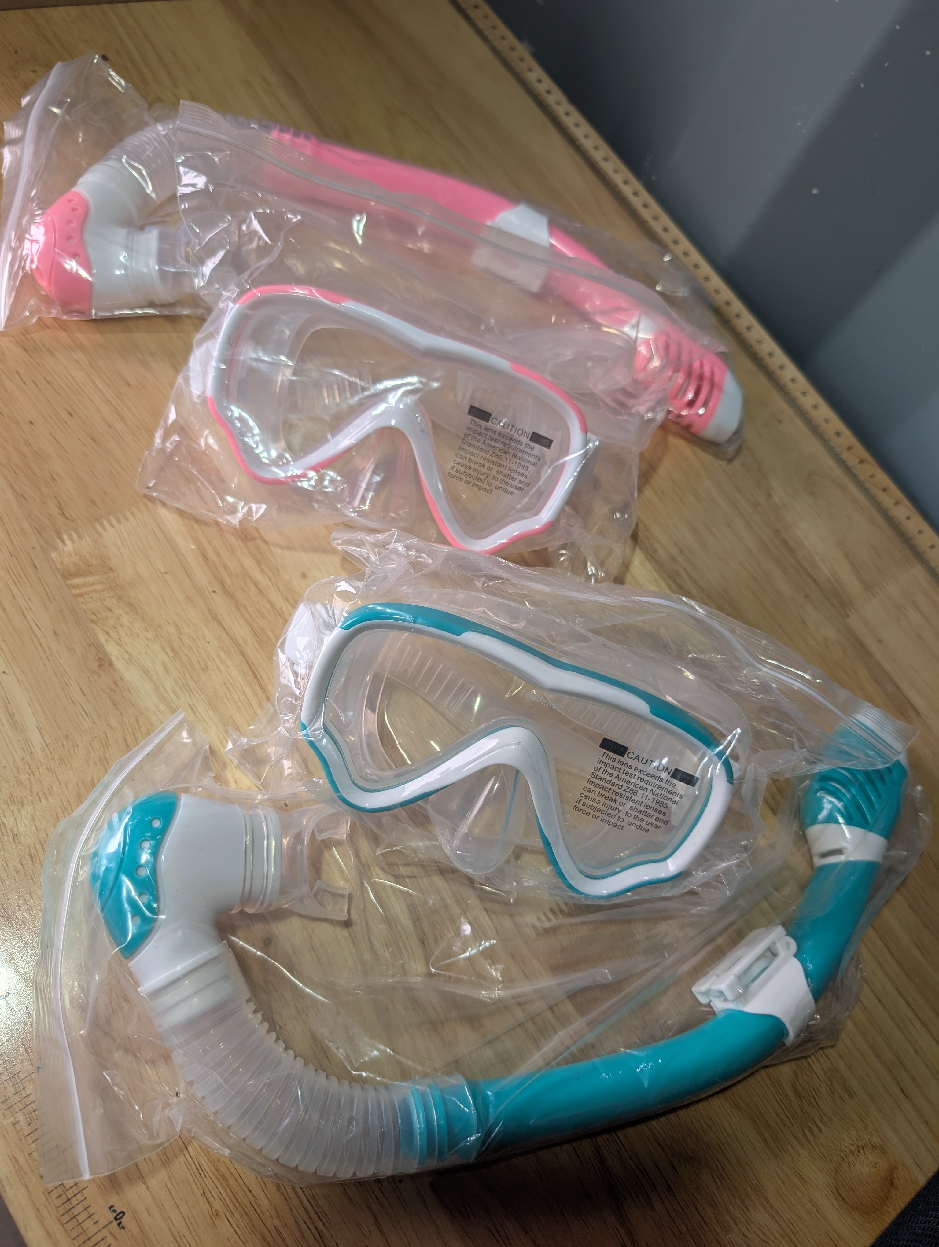 Kids Snorkel Diving Mask Set Snorkelling Swimming Goggles
